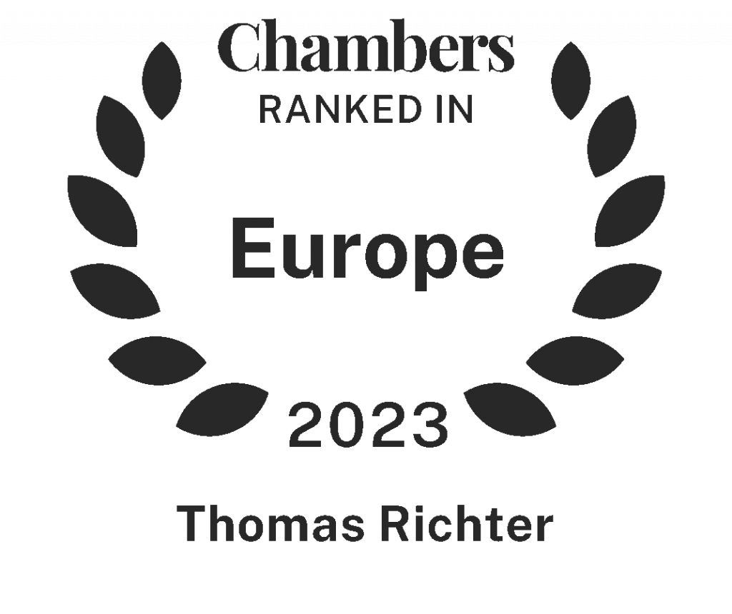 Rechtsanwaltskanzlei Richter - Empfohlen in Chambers Europe 2023